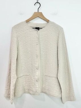 Silk cardigan jacket